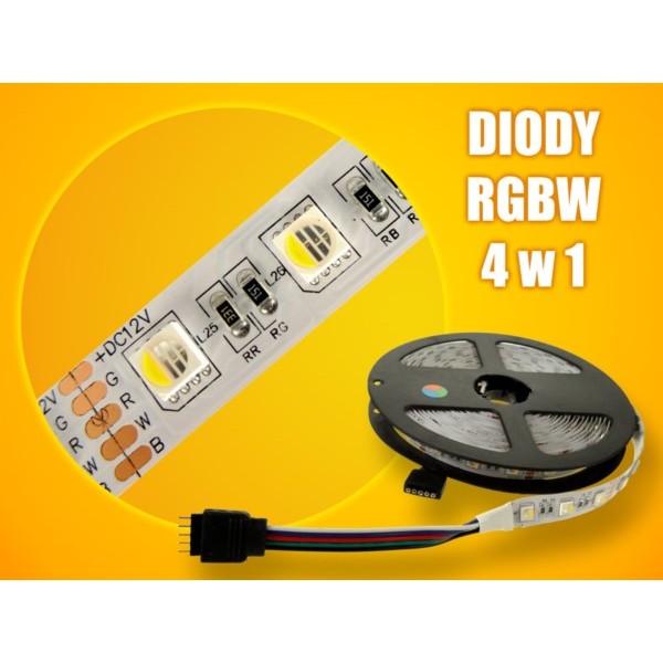 LED juosta lanksti 5050 RGBCW 5m/300diod