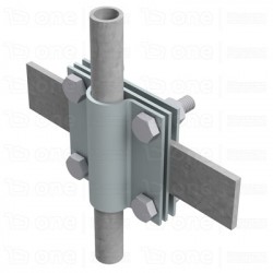 Kryžm. jungt 16mm 14.2 Zn/juost. iki 40mm AH HARDT