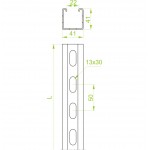 CMP41H41/1 MC profilis 1.5mm