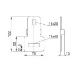 LCJ70MC profilio sujungimas