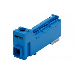 Paskirtymo gnybtas ZPS 1x25, 13x2.5, mėlynas