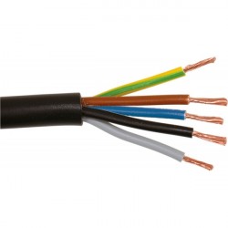  5x  4.0 H07RN-F kabelis guminis 450/750V(100m)