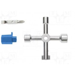 HT1W760 universalus X formos raktas skydui