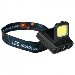 Žibint LED ant galvos USB COB 130Lm
