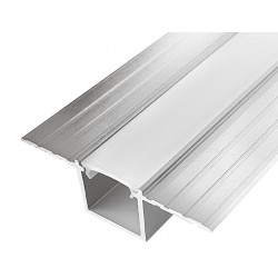 LED profilis 2m įl., priglai. GROOVE HIDE, anoduot