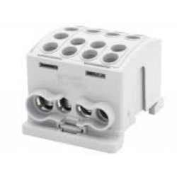 Paskirstymo gnybtas HLK 100A-4 1x25, 3x16 , pilkas