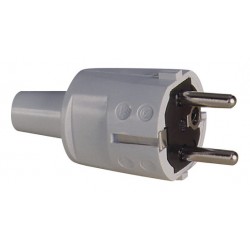 Šakutė ABL Schuko mini PVC 16A 250V IP20 UV pilka