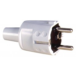 Šakutė ABL Schuko mini PVC 16A 250V IP20 UV balta