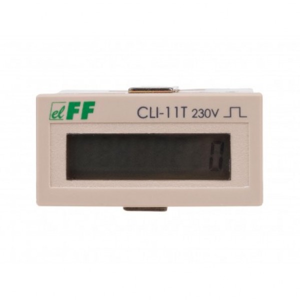 CLI-11T 230VAC impulsu skaitiklis FF