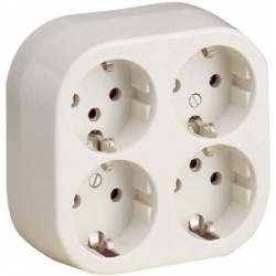 Lizdas 16A, 250V 4v smėlio 1694010 ABL