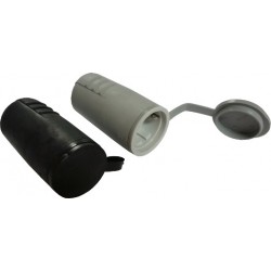 Lizdas pern. 16AIP44 juodas/gumuotas su įžeminimu