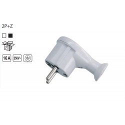 Kištukas s/ž kampu juod ergonom WT-50 JONEX