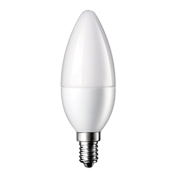 LED lempa E14 4W 2800K 86-265V  žvakutė C37