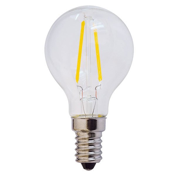 LED lempa E14 4W 2700K 175-265V G45 burb.Filament