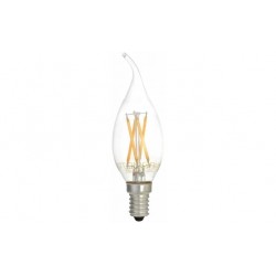 LED lempa E14 4W 2700K 175-265V C35 žvak.Filament