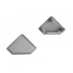 Užbaigimai profiliui CORNER 45' pilkos spalvos