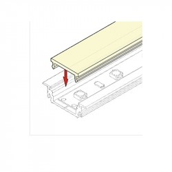 LED SU/GR/CO uždengimas CLICK baltas (m)
