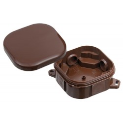  92x92x44 mm IP54 dėžutė ruda /10