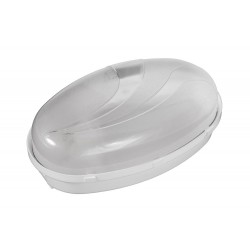 Šviestuvas Panda 100W, E27, IP65 ROUND skaidr.stkl