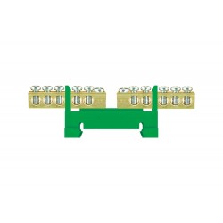 LZ 10 sujungimo gnybtas 5+5x16mm* žal. (10)