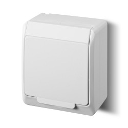 Lizdas 1v.v/t.s/ž.Hermes16A IP44 baltas