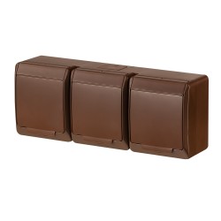 Lizdas 3v.v/t.s/ž.Hermes16A IP44 rudas