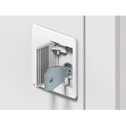 Spynelė su raktu  met.durelėm MSF skydo, balta