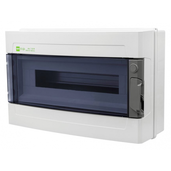 Skydelis EP1x18 mod.v/t skaidr.IP-65 (N+PE) EP