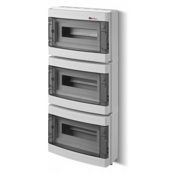 Skydelis EP3x12 mod.v/t skaidr. IP-40 N+PE/EP-LUX