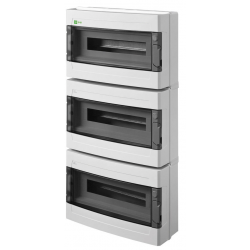 Skydelis EP3x18 mod.v/t skaidr.IP-65 (N+PE) EP