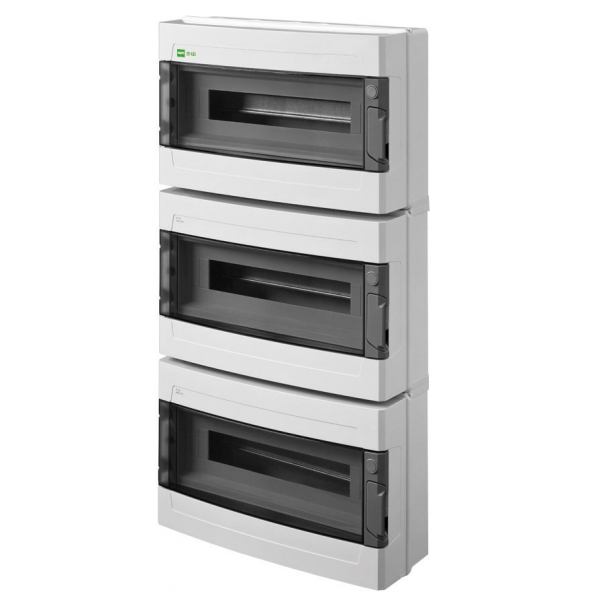 Skydelis EP3x18 mod.v/t skaidr.IP-65 (N+PE) EP