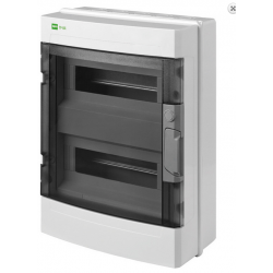 Skydelis EP2x12 mod.v/t skaidr.IP-65 (N+PE) EP