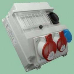 ROS7/x-11 skydas 1x230V+2x16A su kirtikliu