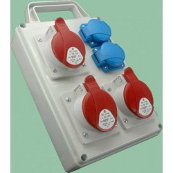 ROS1603D skydas 2x230V+3x16A su rankena