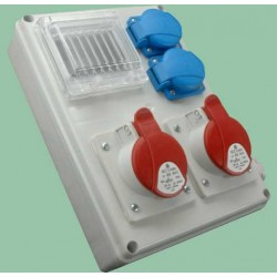 ROS-I 1603 A/S skydas 2x230V+1x16A+1x32A