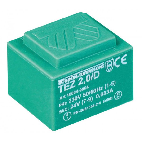 TEZ 2.0/D 230/12V transformatorius